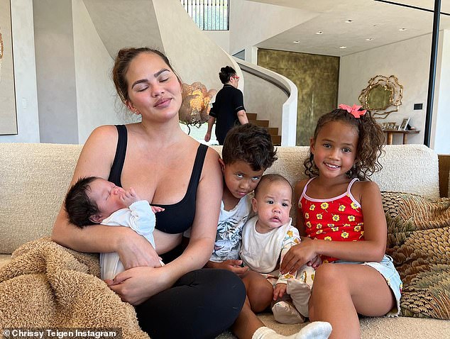Teigen recently spoke to People about motherhood and revealed that she no longer listens to outside opinions about her parenting style