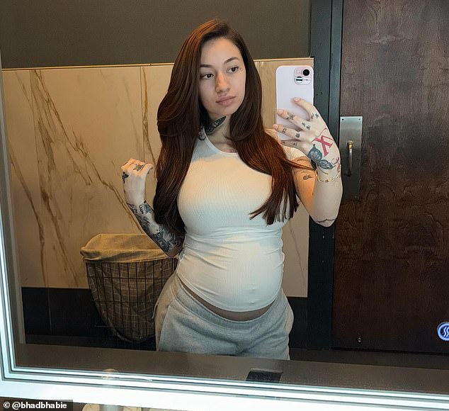 In December 2023, she announced she was expecting her first child by sharing mirror selfies as she debuted her growing baby bump