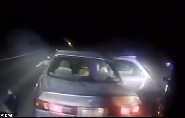 The heartbreaking dashcam footage captured the migrants evading law enforcement on RM-334 in Kinney County