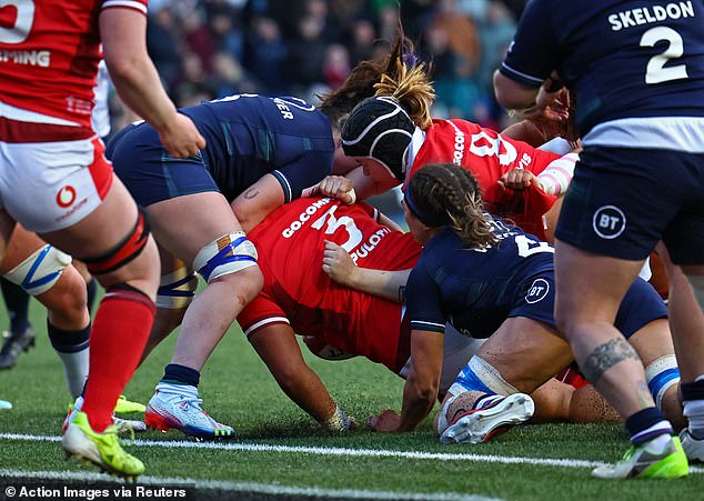 Lleucu George missed a conversion that would have given Wales a draw after a late comeback from the hosts