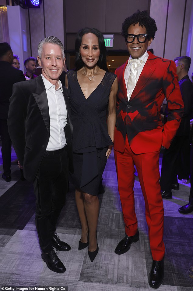 Designer Ike Isenhour joined Johnson and Walton at the HRC event, which helps fund the nation's largest lesbian, gay, bisexual, transgender and queer (LGBTQ+) civil rights organization.