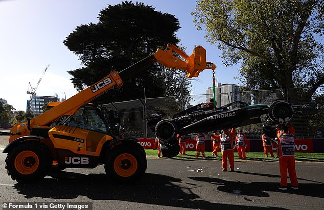 Carlos Sainz later raised concerns about the section of track where Russell's race ended - the same set of fast corners where Alex Albon wrecked his Williams on Friday.