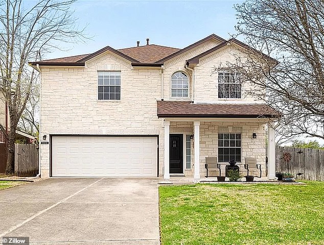 Research firm Moody's Analytics estimates that homes in Austin are 35 percent overvalued.  Pictured: A home in Austin, Texas, for sale for $639,000 on Zillow