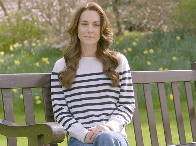 In a video message released on Friday, Kate said her medical team had advised her to undergo a preventive course of chemotherapy