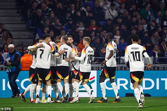 Florian Wirtz and Kai Havertz scored as Germany recorded a 2-0 win against France