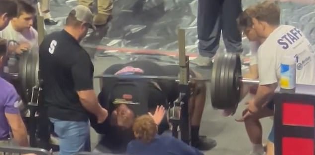 Coleman also did a 500-pound bench press and a 630 deadlift as part of a three-lift total