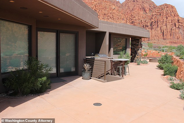 The estate in Utah where the two children were held captive and abused inside