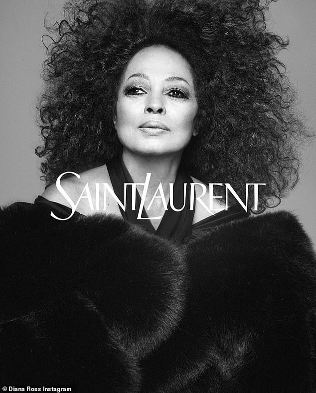 Amazingly, Diana – who looks half her age – was named as the new face of Saint Laurent's Spring 2024 campaign in January.