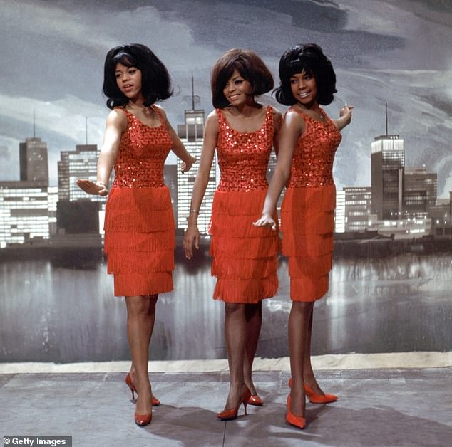 The Supremes fought behind the scenes when Diana took center stage, and in 1970 she left the trio (bandmates Mary Wilson, Diana Ross and Florence Ballard pictured L-R)