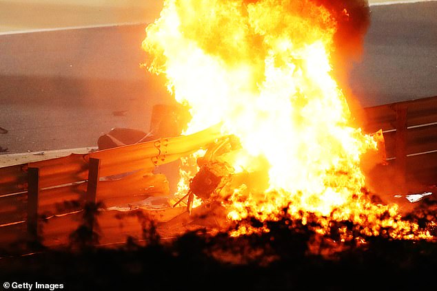 He escaped a fiery crash in Bahrain at the end of the 2020 season that nearly killed him