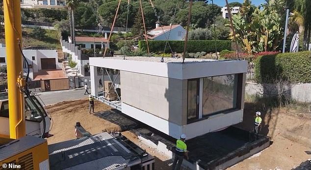 The national housing crisis has resulted in the rise of prefabricated homes (pictured) that are faster and cheaper to build