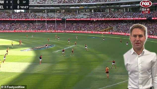 Cornes not only mocked Cotchin's appearance and performance, but also the production value of the footage that regularly saw the Richmond champion's arm cropped out of the shot.