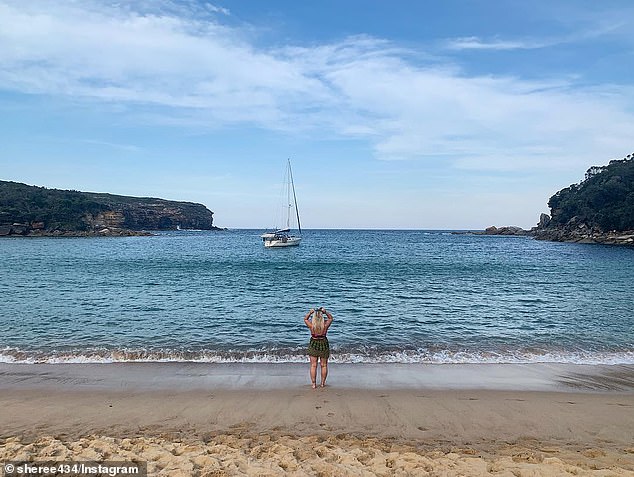 One beach lover said Wattamolla was a 'piece of paradise' even on a cloudy day, and someone else raved about the 'unique' waterfall