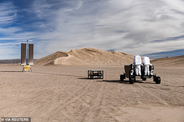 The full-scale Flex prototype completed a test run in the California desert near Death Valley