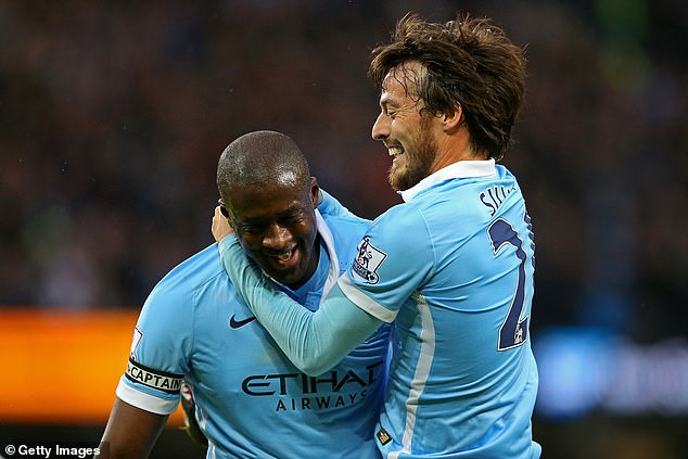 David Silva (right) is a new addition to the shortlist, while Yaya Toure (left) returns