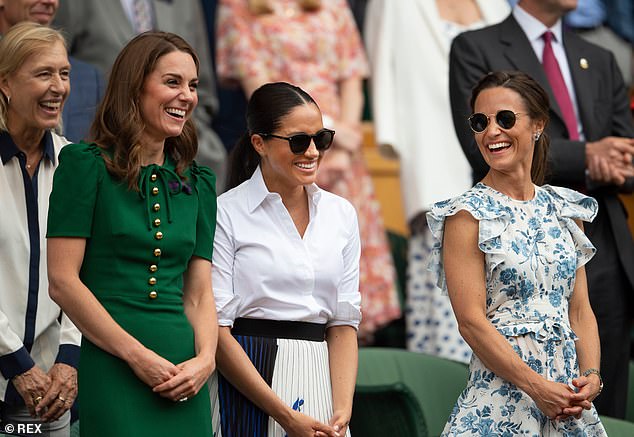 In 2019, Kate and Pippa sat in the Royal Box with Kate's sister-in-law, the Duchess of Sussex