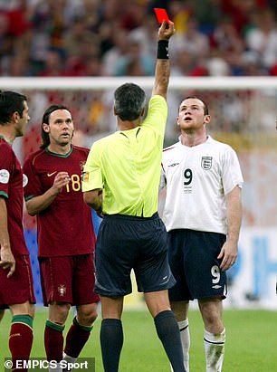 Rooney was sent off for losing his cool as England crashed out in penalties