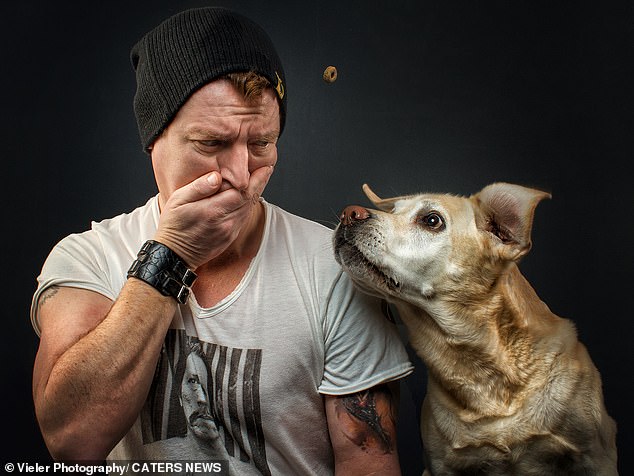 Christian Vieler is the photographer who took all the photos of the aging puppies for his ever-growing collection