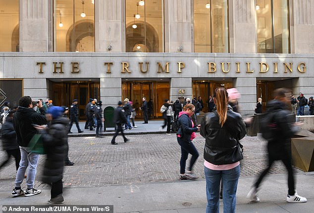 Trump's real estate empire includes 40 Wall Street and other properties in Manhattan