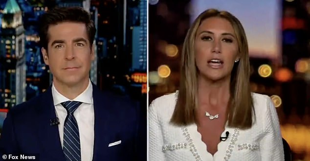 Alina Habba took time to rejoice in what is a small victory for her client, Trump, while speaking with Jesse Watters on Fox News, left