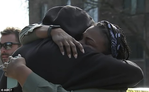 Neighbors hugged each other earlier this month as they mourned the death of Jayden Perkins