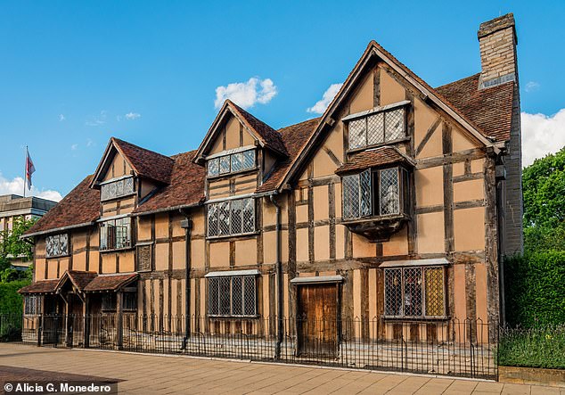 The childhood home: Shakespeare's birthplace in Henley Street, Stratford-upon-Avon, Warwickshire - where Joan is believed to have been born