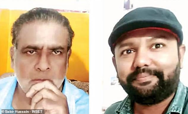 Police sub-inspector Syed Abdul Kader (right), assigned to the technical wing of the Tirunelveli office, an hour's drive north of the Kudankulam nuclear power plant, told UFO expert Sabir Hussain (left) that he had taken two videos of the unusual aerial phenomena.