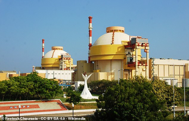 The dozen or so incidents all involved apparent craft loitering strangely near the Kudankulam nuclear power plant (pictured above) on the southern tip of the subcontinent and the Madras nuclear power plant (not pictured) near Kalpakkam along the country's east coast.