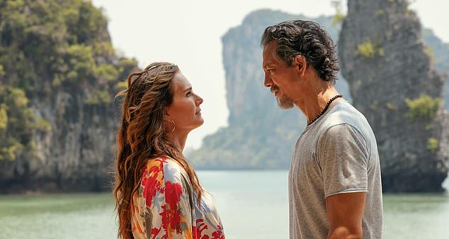 The drama surrounding the hasty marriage is further complicated when Lana discovers that her future son-in-law is the offspring of the man who broke her heart decades ago.  Benjamin Bratt, 60, stars as her former love