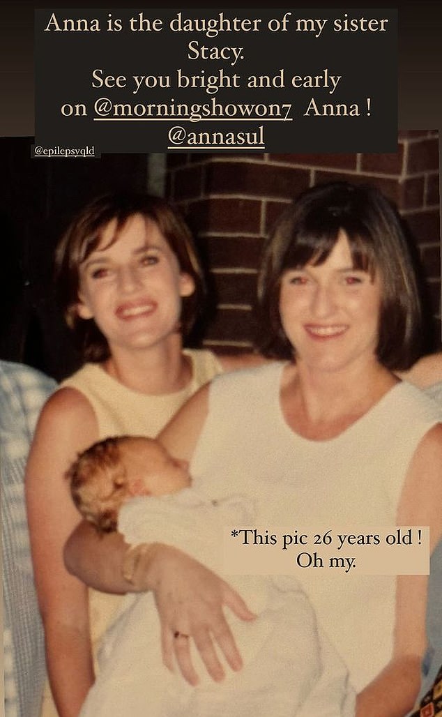 The mother-of-two also shared an image of her niece around the time of her birth, marveling at the passage of time since