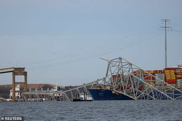 The crew of the Dali remained on board and is being interrogated by members of the Coast Guard