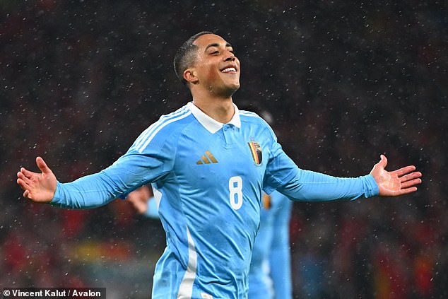 Youri Tielemans scored twice in the first half, taking advantage of England's mistakes