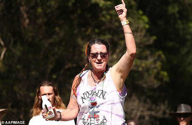 Broadcaster Ben Fordham claimed the NDIS service provider is planning to take customers to the Mardi Grass Festival in Nimbin.  The photo shows previous festival goers