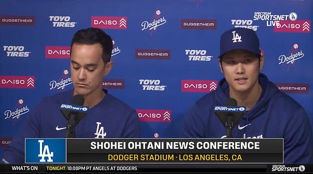 It came a day after Ohtani broke his silence on the MLB gambling investigation