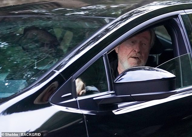 Driving down the street in his Toyota Prius, the two-time Emmy winner, 86, looked concerned as he rolled down his window and took in the scene around him.