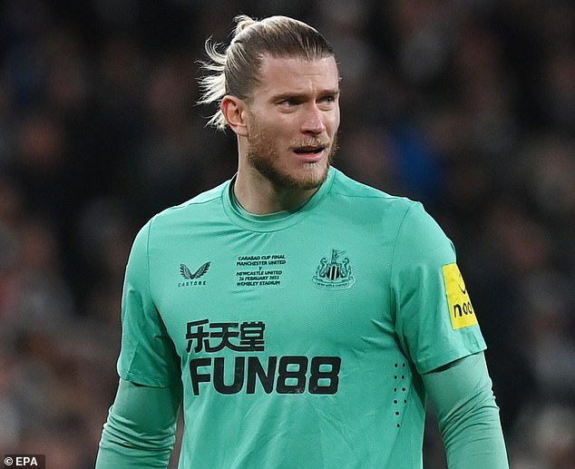 Karius seems to have settled in at Newcastle despite currently being a bit player at the club