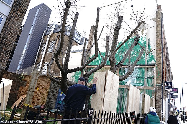 The council said a CCTV camera has also been installed in the area to monitor activities around the tree and artwork