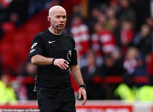 Pre-match referee Paul Tierney (pictured) described the words in his post-match report at the start of the month