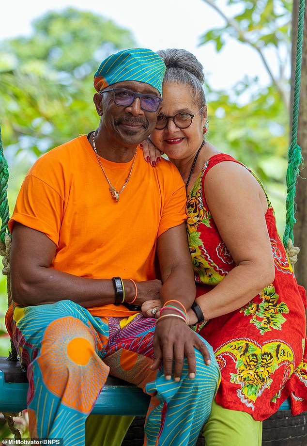 Mr. Motivator's wife, Sandra, was seriously overweight due to menopause