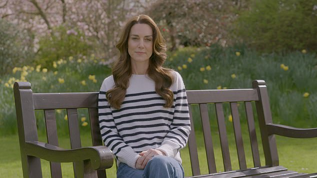 Kate Middleton, King Charles' daughter-in-law (pictured), is also battling cancer.  She announced this in a video message last Friday