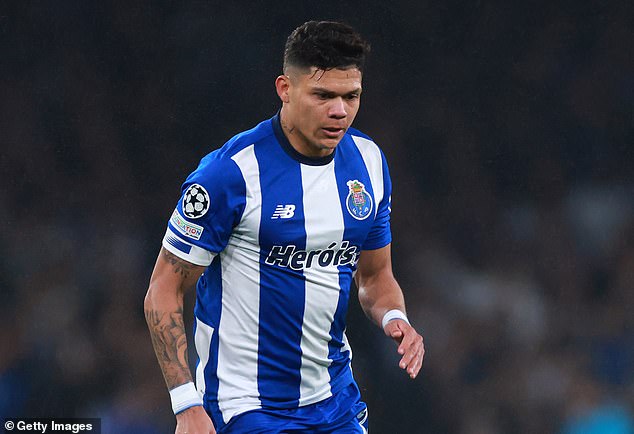 Porto's Evanilson played against the Gunners in the last 16 of the Champions League