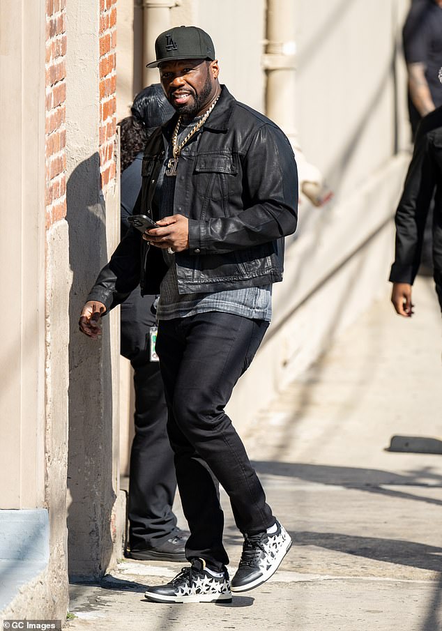 He announced the documentary back in December, revealing that he planned to donate proceeds from the project to victims of sexual assault;  50 Cent pictured earlier this week