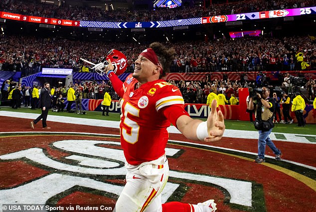 Chiefs quarterback Patrick Mahomes will look to lead the Chiefs to a three-peat next season