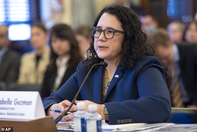 SBA Administrator Isabella Guzman has testified that the SBA has 