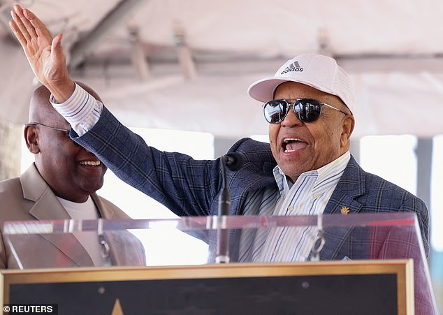 Gordy, 94, who signed the group to his Motown label in 1962, gave a sweet speech referencing their hits