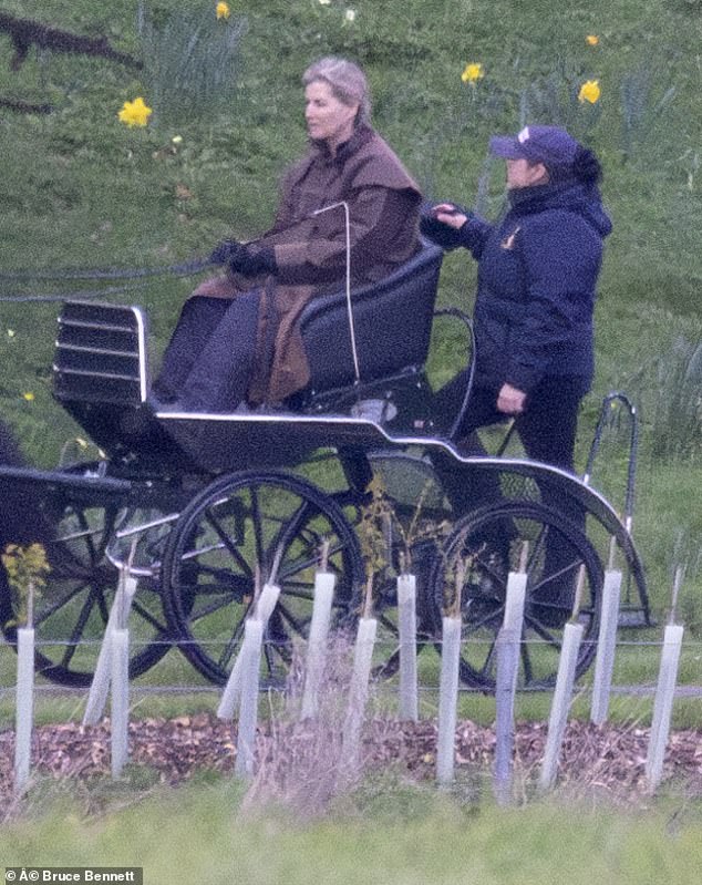 Edinburgh residents are experienced riders, with Sophie and Lady Louise, 20, particularly enjoying the rural pastime