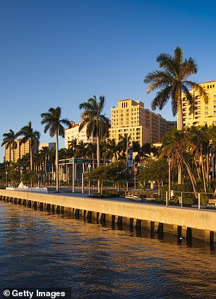 Palm Beach and West Palm Beach, Florida, have long been a major retirement center for wealthy New Yorkers and Californians