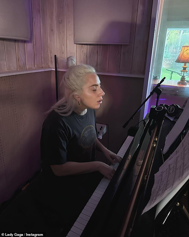 Since the beginning of this year, the Oscar winner has been sharing snapshots of herself in the studio.  'This year will be an important and meaningful year for us, I know that.  Music changes people's lives.  I am so honored to be a part of that in this lifetime,” she wrote in her post.