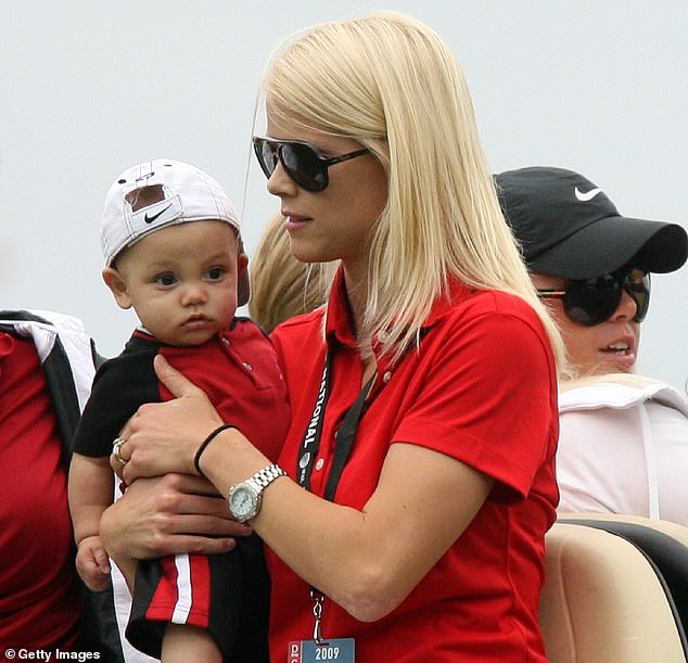 Elin imagined herself holding Sam as a baby during the years of her marriage to the golfers