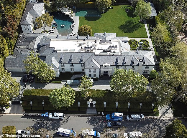 He bought his LA home in August 2014 for $39 million.  Located in the famous Holmby Hills enclave, it has eight bedrooms, eleven bathrooms and an underwater swimming tunnel.